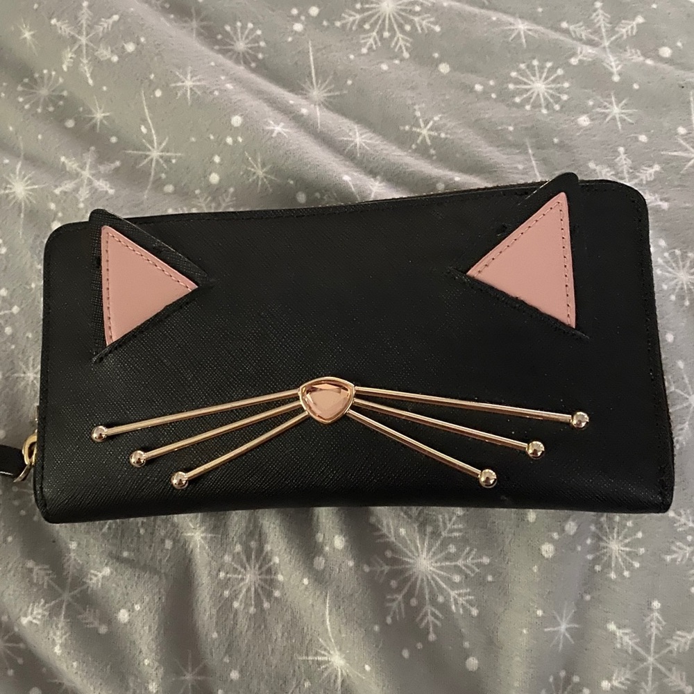 Kate spade cat wallet